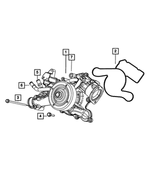6102184AA - Cooling: Hex Head Bolt And Coned Washer for Mopar Image