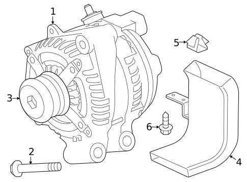Alternator for 2020 Jaguar XE #3