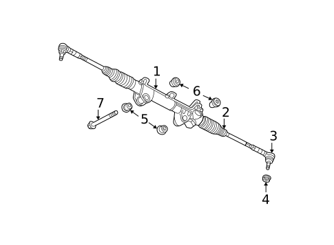 Steering Gear & Linkage for 2004 Dodge Ram 1500 #1