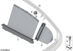 51355A93AF6 - : Sun Blind, Triangular Window Right for BMW Image