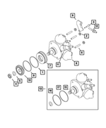 68444373AA - Fuel and Accelerator Pedal: O Ring for Mopar Image