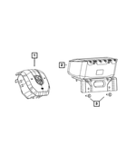 4749218AA - Restraints: Hex Head Bolt And Washer for Mopar Image