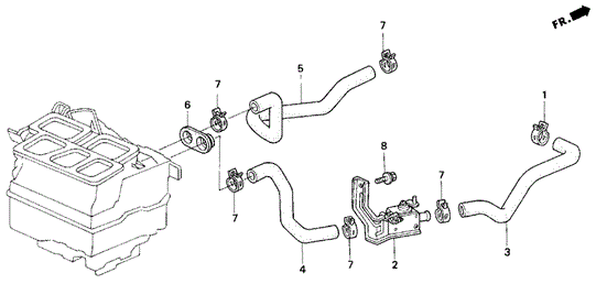 Water Valve for 1998 Honda Odyssey #0