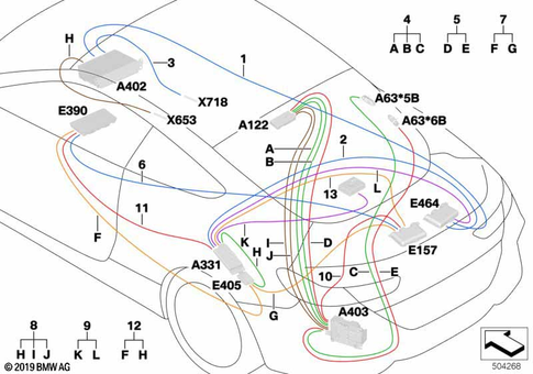Scope of Repair Work Main Wiring Harness for 2026 BMW BMW ALPINA B8 #0