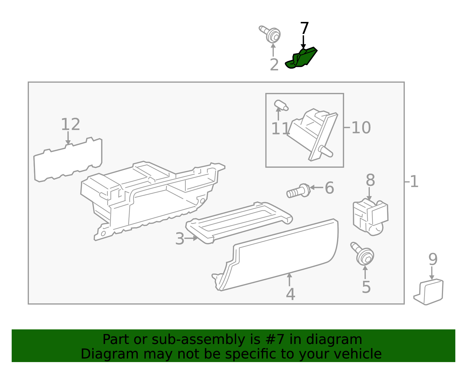 55443-60080 - 2008-2020 Toyota Land Cruiser - Knob | Toyota Parts
