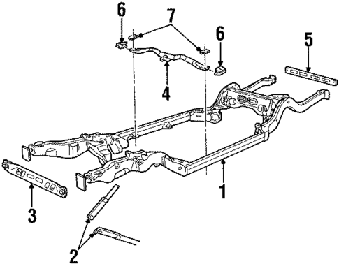 Frame & Components for 2001 Lincoln Town Car #0