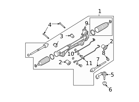 Steering Gear & Linkage for 2010 Ford F-150 #0