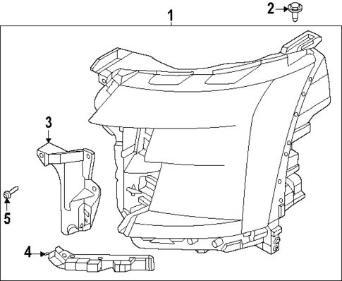 Headlamp Components for 2025 Nissan Armada #0