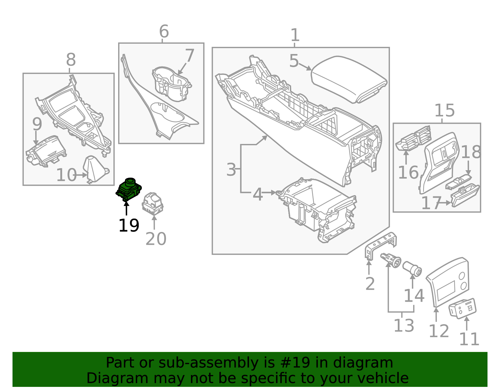 283952V72A (283952v72a) - Multi Switch | Infiniti Parts Net