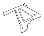HNC1920ABAGD - Body: Quarter Pillar Trim for Jaguar Image