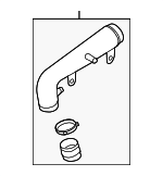 6J129654 - Engine: Intake Hose for Audi: TT Quattro Image