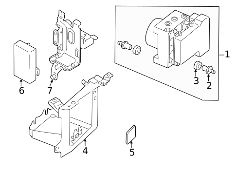 ABS Components for 2000 Mazda Millenia #0