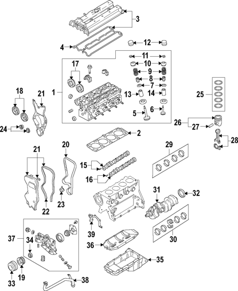 Oil Pump for 2007 Suzuki Forenza #0