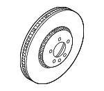 LR153507 - Brakes: Brake Rotor for Land-Rover Image image