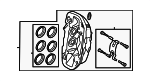 LR165257 - Brakes: Caliper Assembly for Land-Rover Image image