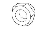 N02214624 - Body: Master Cylinder Nut for Audi Image