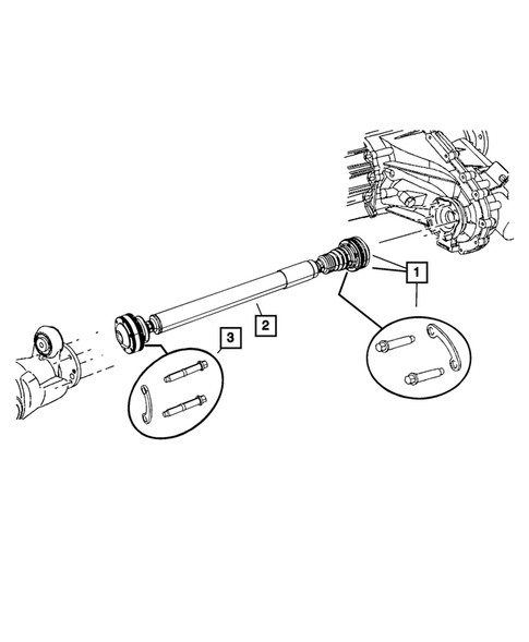 Drive Shaft for 2009 Jeep Grand Cherokee #0