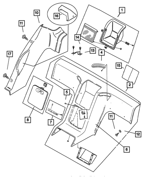 Quarter Panels and Scuff Plates for 2002 Dodge Viper #0