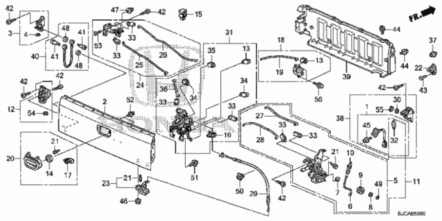 Tailgate for 2014 Honda Ridgeline #0
