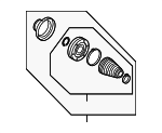7L0498103A - Suspension: Inner Joint Assembly for Audi Image