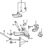 8124729950 - : Lower Control Arm for Isuzu Image