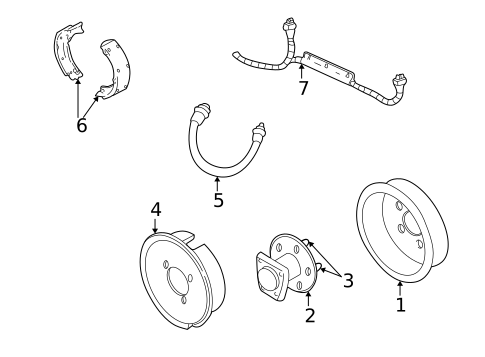 Rear Brakes for 2002 Pontiac Sunfire #0