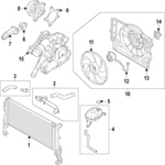 256312M810 - : Thermostat Housing for Kia Image