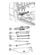 52014437AA - Wheels: Jack Handle Extension for Jeep: Gladiator | Ram: 1500, 1500 Classic Image