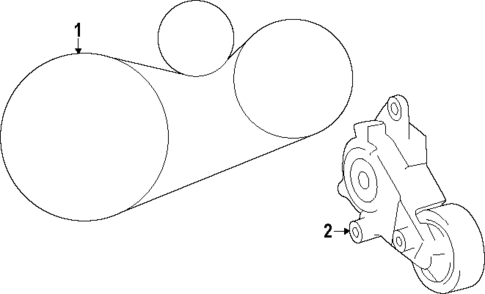 Belts & Pulleys for 2024 Toyota Crown #0