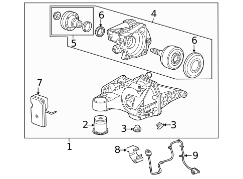 Axle & Differential for 2010 Saab 9-5 #0