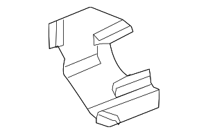 13286702 - : Differential Splash Shield for Saab: 9-5 Image