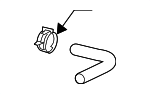 46673TMBH02 - : Rear Hose for Honda Image