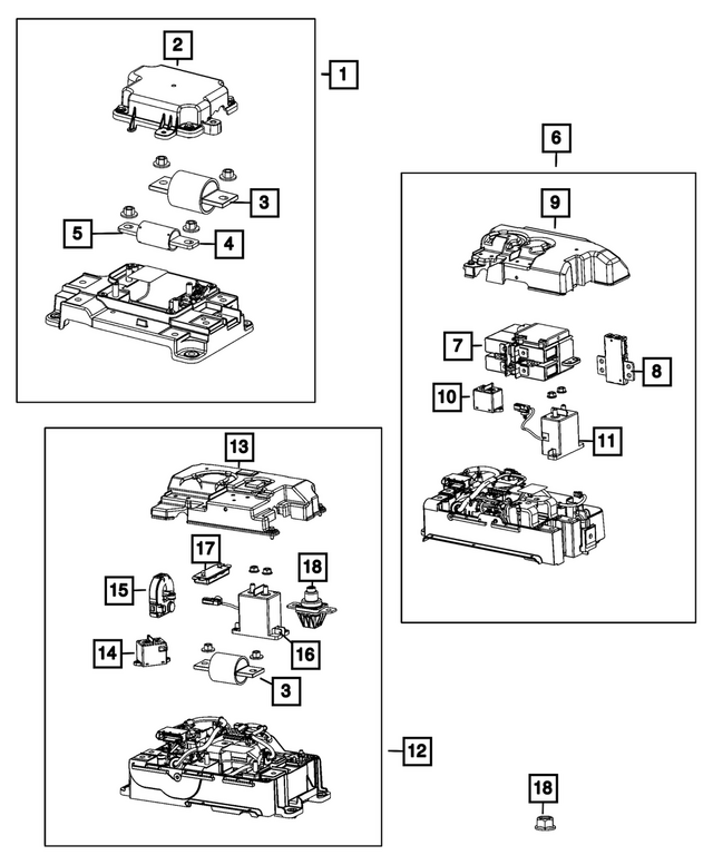 5193478AA - : Battery Thermal Fuse for Mopar Image