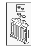 17217572542 - Cooling System: Oil Cooler for BMW: 530i, 535i, 535i GT, 535i GT xDrive, 535i xDrive, 540i, 550i, 550i GT, 550i GT xDrive, 550i xDrive, 640i, 640i Gran Coupe, 640i xDrive, 640i xDrive Gran Coupe, 650i, 650i Gran Coupe, 650i xDrive, 650i xDrive Gran Coupe, 740i, 740Li, 740Li xDrive, 750i, 750i xDrive, 750Li, 750Li xDrive, 760Li, ActiveHybrid 5, ActiveHybrid 7 Image