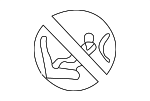 98281FC001 - Body: Air Bag Label for Subaru Image