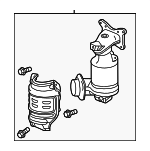 18180RX0A00 - : Exhaust Manifold for Acura Image