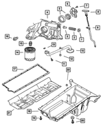 5038031AA - Engine 8.3L Ten Cylinder [EWC]: Oil Pressure Relief Valve Cap for Mopar Image