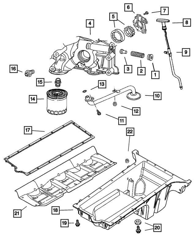 5037036AM - : Timing Case Cover for Mopar Image