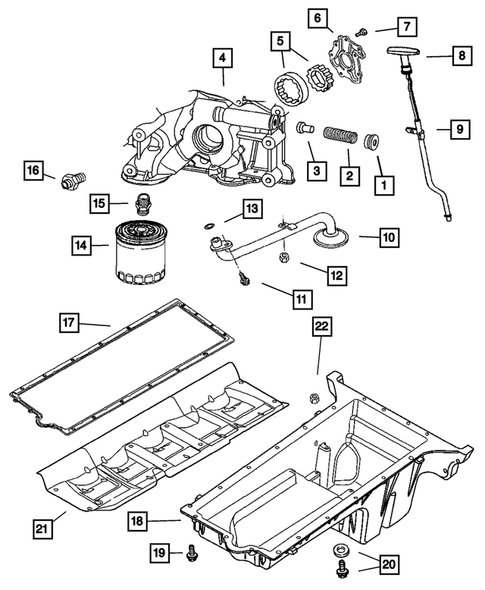 Engine Oiling for 2004 Dodge Viper #0