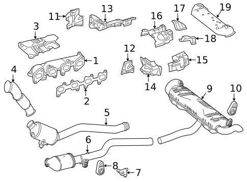 Mufflers for 2016 Mercedes-Benz GLE300d #0