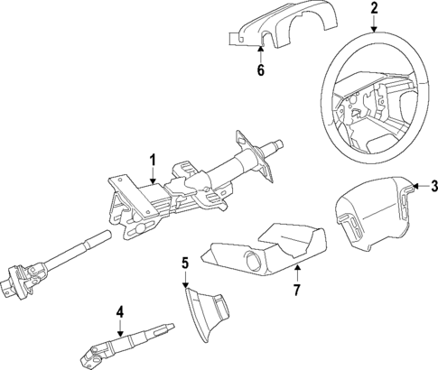Steering Column for 2013 Volvo XC60 #0