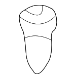 8659028000 - Body: Protector Retainer for Genesis: Electrified G80, G80, G90 | Hyundai: Accent, Azera, Elantra, Elantra Coupe, Elantra GT, Elantra N, Entourage, Equus, Genesis, Genesis Coupe, Ioniq, Ioniq 6, Santa Cruz, Santa Fe, Santa Fe Sport, Santa Fe XL, Sonata, Tiburon, Tucson, Veloster, Veracruz, XG300, XG350 Image