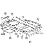 5109483AA - : Grab Handle Bracket, Left for Mopar Image