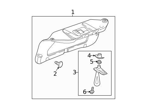 Interior Trim - Trunk for 2008 Saturn Aura #0