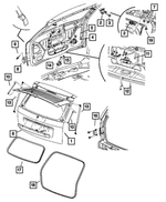 1FV92EGJAA - : Liftgate Handle for Mopar Image