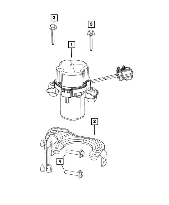 68351611AB - Brakes: Pump Bracket for Mopar Image image
