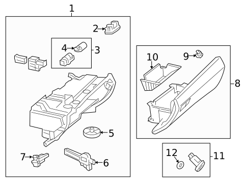 Glove Box for 2014 Mercedes-Benz C63 AMG #0