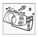 260107Z825 - Electrical: Headlamp Assembly for Nissan: Xterra Image
