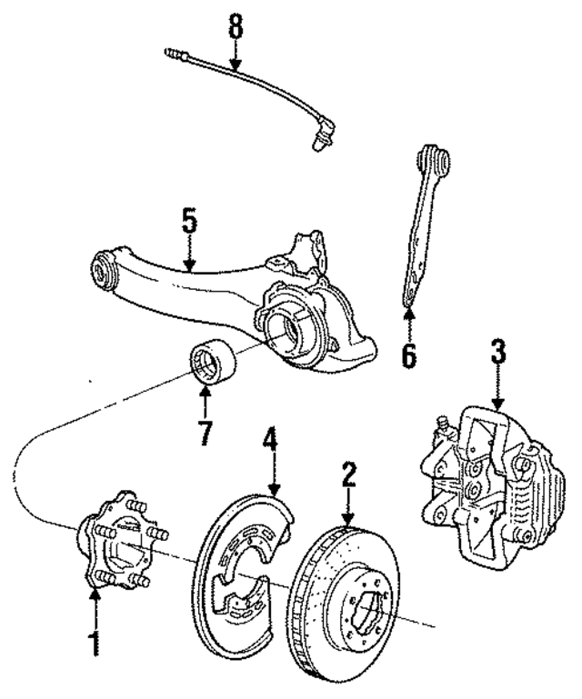 96433106506 - Suspension: Wheel Hub for Porsche Image