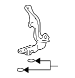 2000-2005 Toyota MR2 Spyder - Hinge Assembly